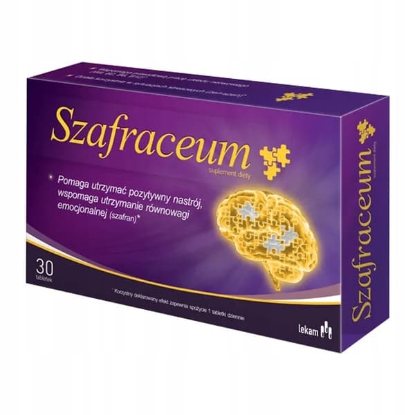Szafraceum vitamin B saffran ginseng 30 tab.