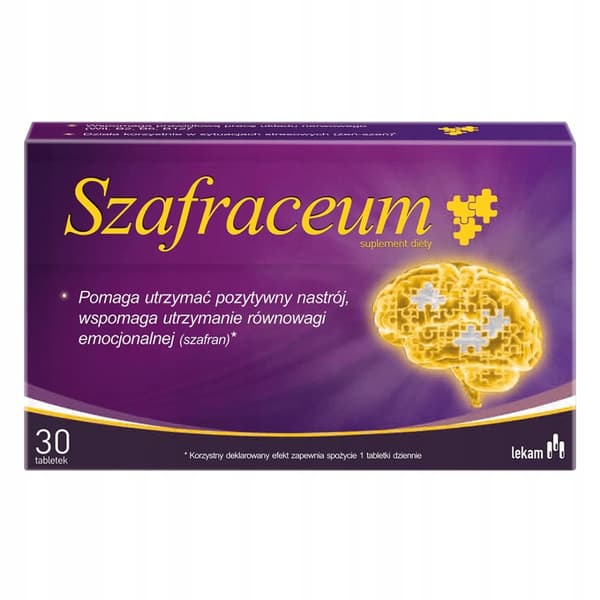 Szafraceum vitamin B saffran ginseng 30 tab.