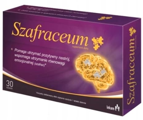 Szafraceum vitamin B saffran ginseng 30 tab.
