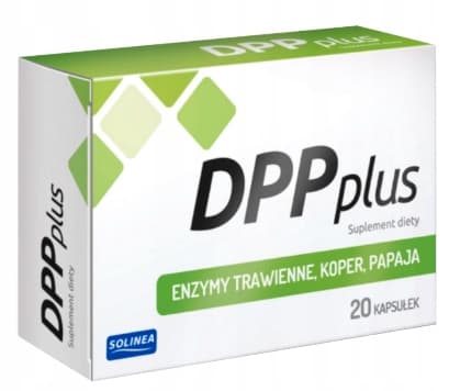 DPP Plus fordøjelsesenzymer Solinea 20 kapsler.