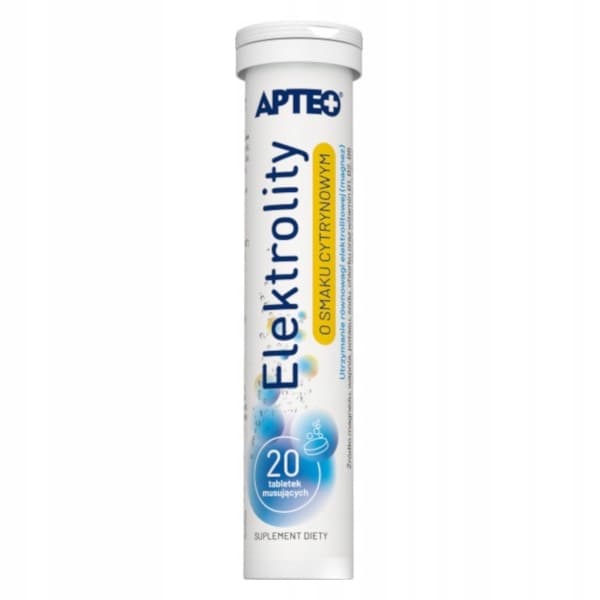 ELEKTROLYTER citronsmak Apteo 20 tabletter mousse