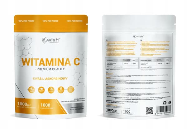 Wish C-vitamin L-askorbinsyra 1 kg