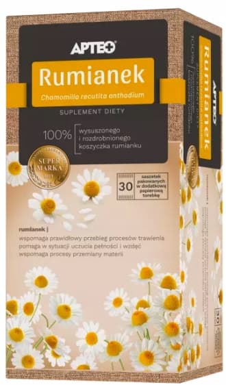 Kamomill te fix Apteo 30 påsar