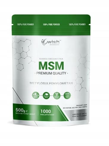 WISH MSM Organiskt svavelpulver 500g