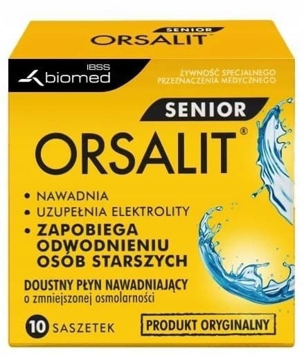 Biomed Orsalit Senior fugtgivende væske 10 breve