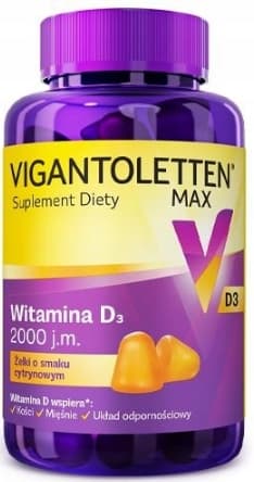 Vigantoletten Max vitamin D 2000 gelébönor 60 gelébönor