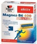 Miniatyrbild 1 av 3: DOPPELHERZ AKTIV Magnesium-B6 Ultra FAST 20 dospåsar