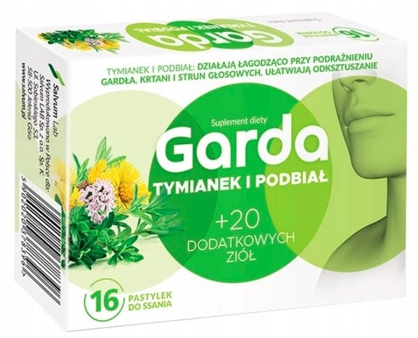 Garda timian og følfod 16 sugetabletter