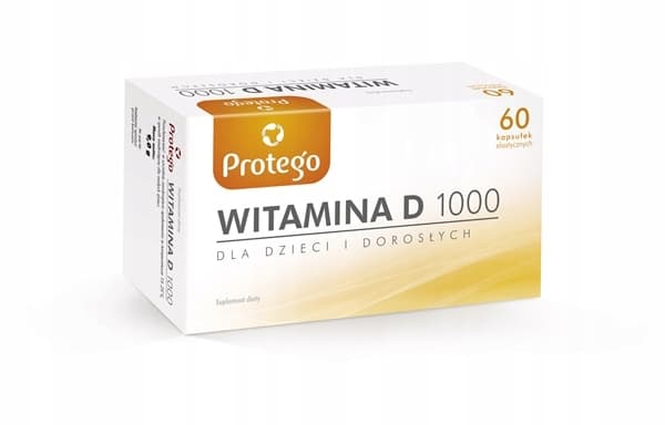 Protego Vitamin D 1000 IE 60 kapslar.