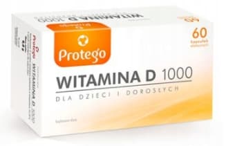 Protego Vitamin D 1000 IE 60 kapslar.