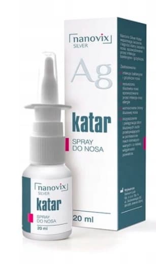 Nanovix Silver rinnande nässpray 20ml