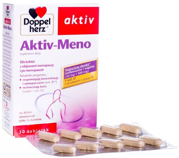 DOPPELHERZ AKTIV Meno 60 tabletter klimakteriet