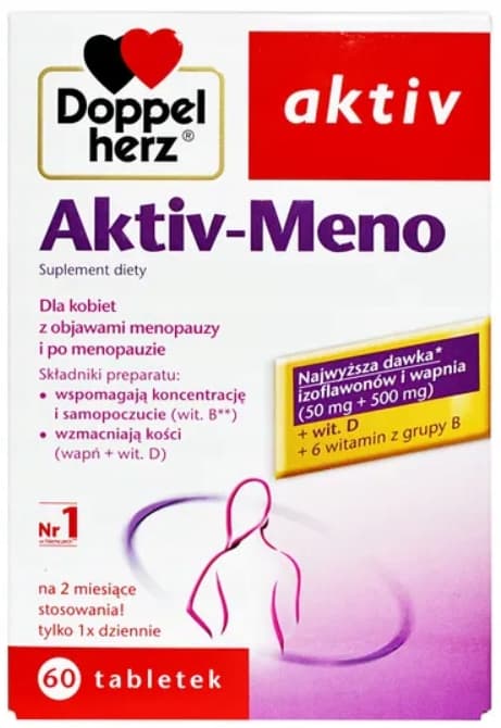 DOPPELHERZ AKTIV Meno 60 tabletter klimakteriet