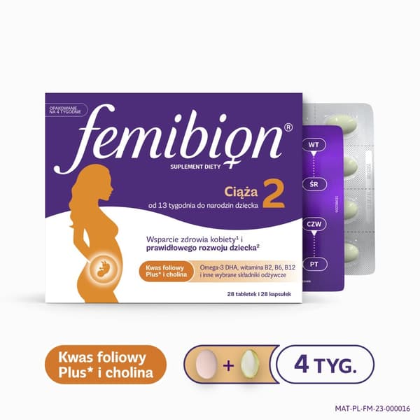 Femibion 2 graviditet folsyra 28 tabletter + 28 kapslar