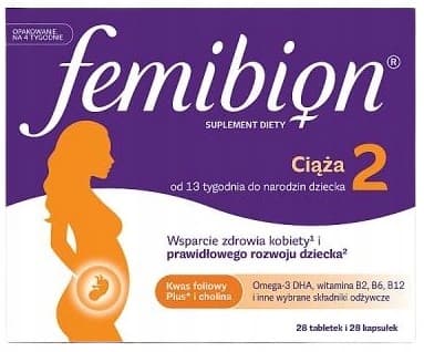 Femibion 2 graviditet folsyra 28 tabletter + 28 kapslar