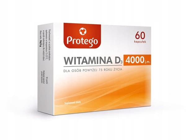 Protego vitamin D3 4000 IE 60 kapslar