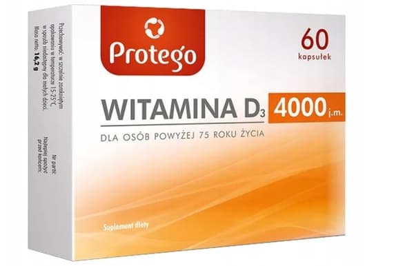 Protego vitamin D3 4000 IE 60 kapslar