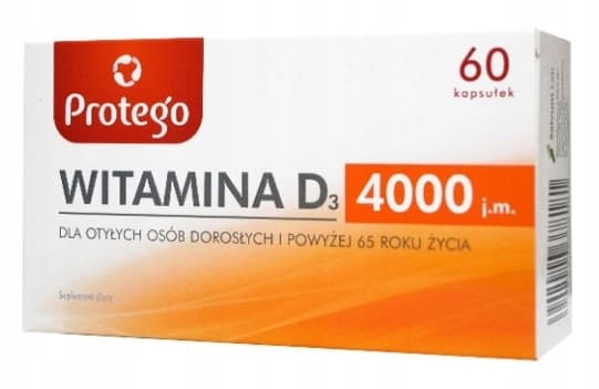 Protego vitamin D3 4000 IE 60 kapslar
