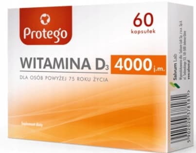 Protego vitamin D3 4000 IE 60 kapslar