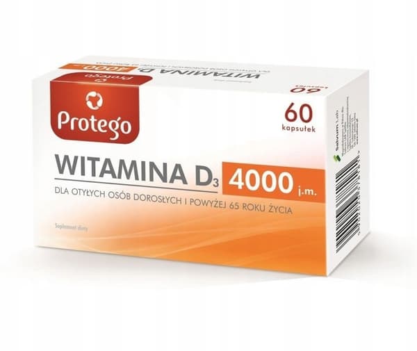 Protego vitamin D3 4000 IE 60 kapslar