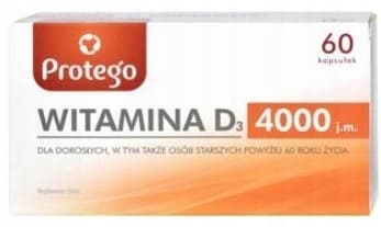 Protego vitamin D3 4000 IE 60 kapslar