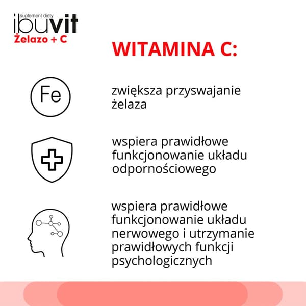 Ibuvit Rauta + C-vitamiini 30 tablettia