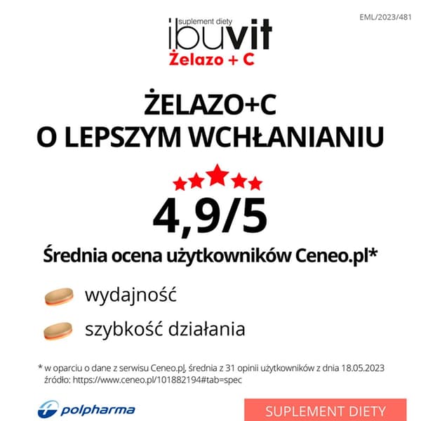 Ibuvit Rauta + C-vitamiini 30 tablettia
