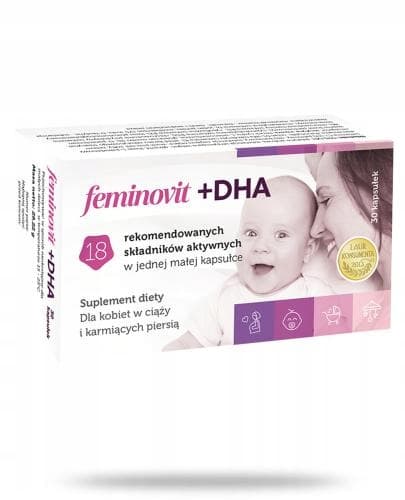Feminovit + DHA Graviditet Amning 30 kapslar