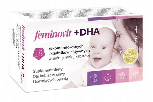 Feminovit + DHA Graviditet Amning 30 kapslar