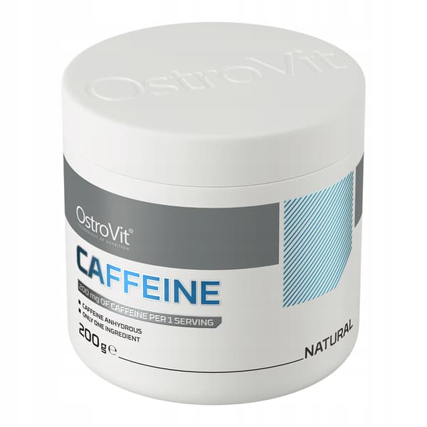 Ostrovit koffein supreme rent koffeinpulver naturlig smak 200g