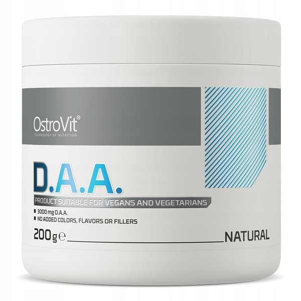 OstroVit SUPREME PURE DAA D-asparaginsyra TRIBULUS ZMA ren 200 g