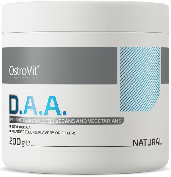OstroVit SUPREME PURE DAA D-asparaginsyra TRIBULUS ZMA ren 200 g