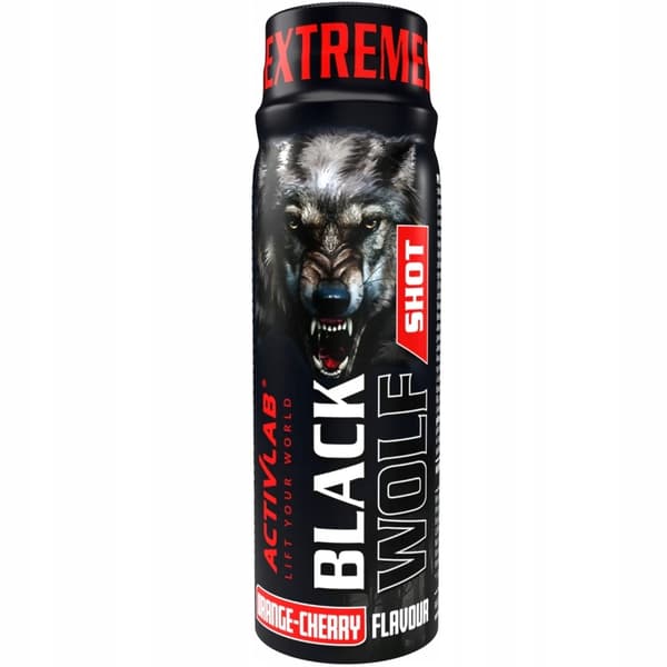BLACK WOLF Shot apelsin-körsbär Activlab 80 ml