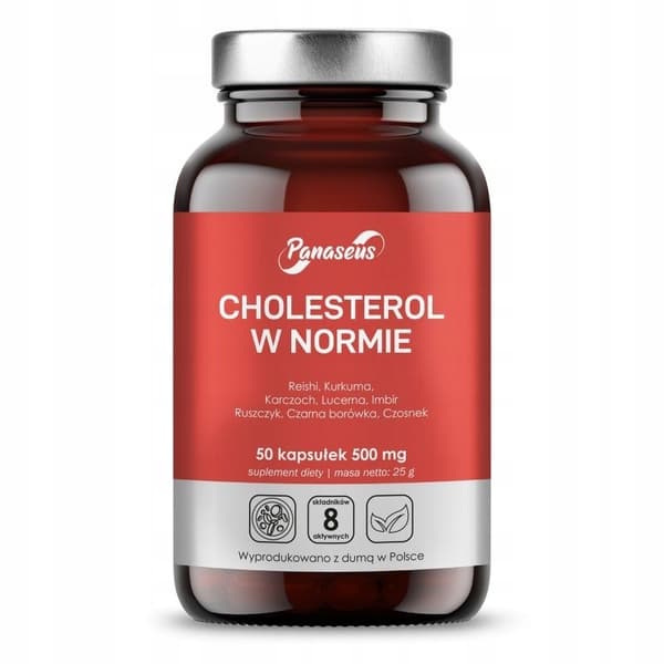 PANASEUS NORMAL CHOLESTEROL kronärtskocka gurkmeja ingefära 50 kapslar