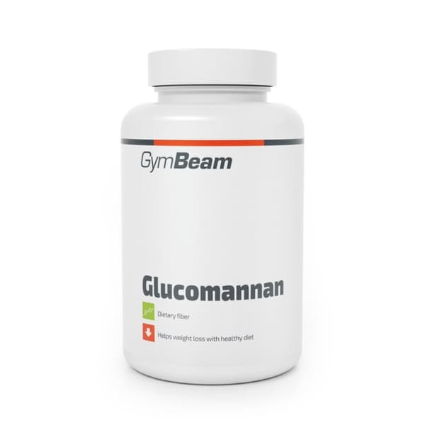 GLUKOMANNAN kostfiber KOLESTEROL GymBeam 120 tabletter