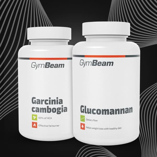 GLUKOMANNAN kostfiber KOLESTEROL GymBeam 120 tabletter
