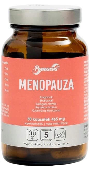 PANASEUS MENOPAUS Astragalusklöver för kvinnor 50 kapslar