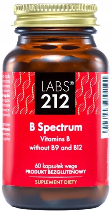 SPECTRUM vitamin B-komplex nervsystemet LABS212 60 kapslar