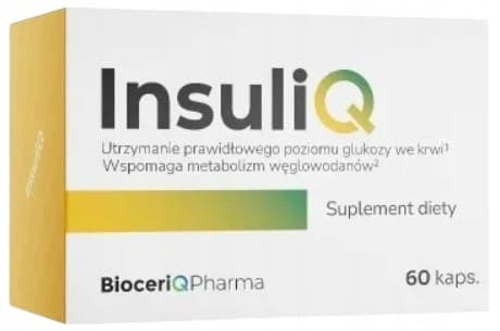 INSULIQ kulhydratmetabolisme sukkerniveauer Bioceriq Pharma 60 kapsler