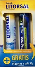 Miniatyrbild 8 av 11: LITORSAL + MAGNESIUM MED VITAMIN B6 NP Zdrovit 24 + 24 tabletter