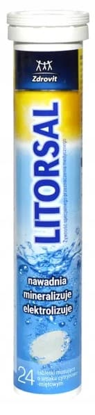 LITORSAL + MAGNESIUM MED VITAMIN B6 NP Zdrovit 24 + 24 tabletter