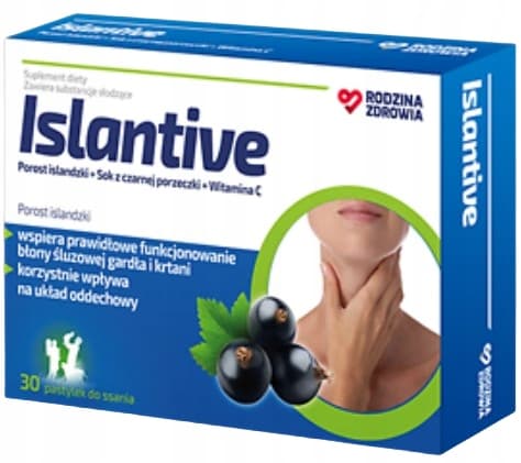 ISLANTIVE för halsen Family Health 30 sugtabletter