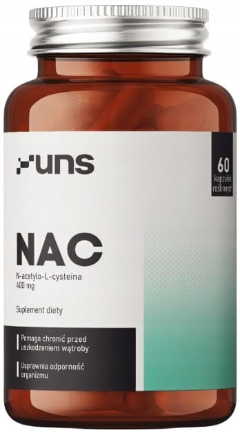 NAC N-acetyl-L-cystein 400 mg LEVER UNS 60 kapslar