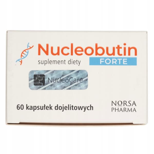 NUCLEOBUTIN FORTE natriumbutyrat tarm Norsa Pharma 60 kapslar