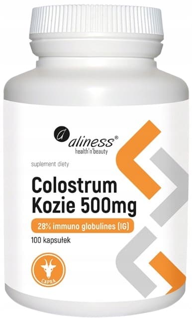 ALINESS Getkolostrum 500 mg RÅLMJÖLK RÅLMJÖLKIMMUNITY 100 kapslar