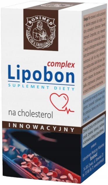 LIPOBON COMPLEX för kolesterol LEVER Bonimed 60 kapslar