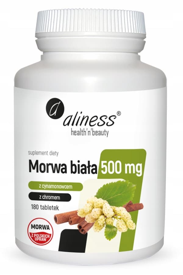 ALINESS Vitt mullbär 500 mg KROM BANTNING 180 tabletter