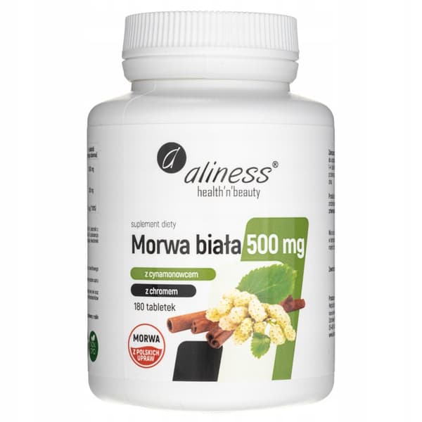 ALINESS Vitt mullbär 500 mg KROM BANTNING 180 tabletter
