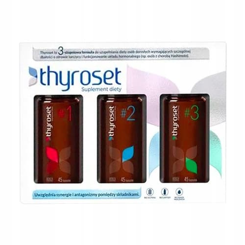 THYROSET vitaminer mineraler omega syror sköldkörtel Norsa Pharma 135 kapslar