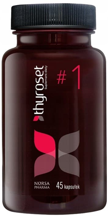 THYROSET vitaminer mineraler omega syror sköldkörtel Norsa Pharma 135 kapslar